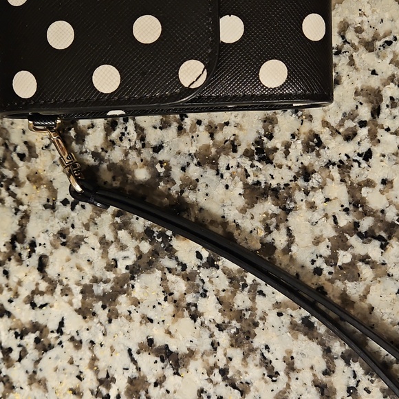 NWT Kate Spade Black and White Dot Wallet - Picture 2 of 7